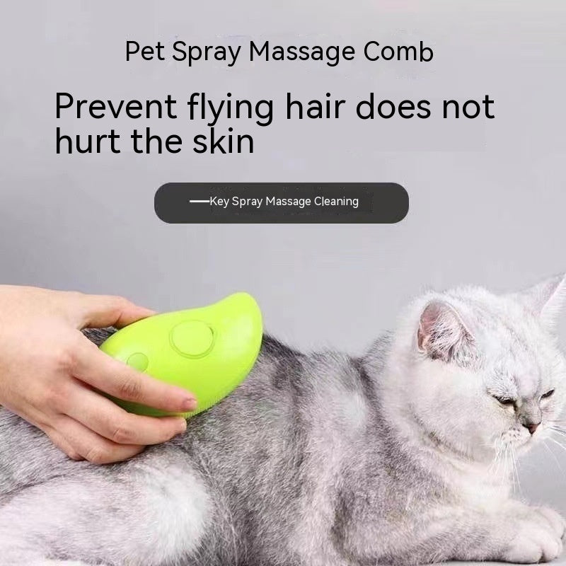 3 In 1 Cat Steam Brush Steamy Dog Brush Electric Spray Cat Hair Brushes For Massage Pet Grooming Comb Hair Removal Combs