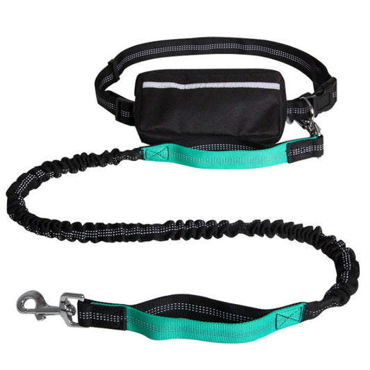 Nylon Reflective Retractable Running Hands Free Dog Leash