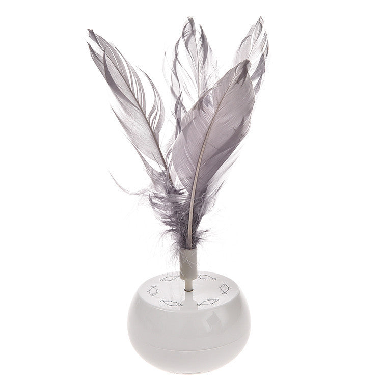 Pet Tumbler Feather Cat Teaser From Hi Interactive Electric Toy