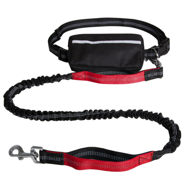 Nylon Reflective Retractable Running Hands Free Dog Leash