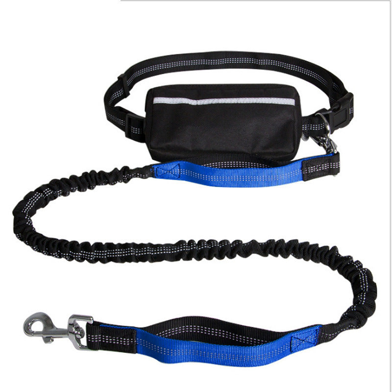 Nylon Reflective Retractable Running Hands Free Dog Leash