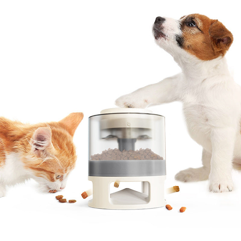 Dog Food Feeder Pet Accessories Cat Feeder Catapult Educational Dog Toys Pet Supplies Food Dispenser Just One Snap Comes Food